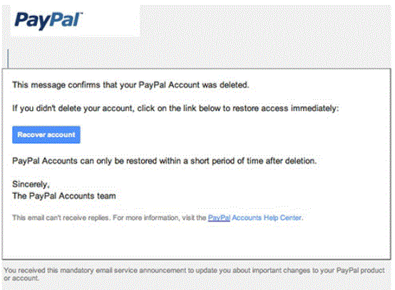 Paypal Fake Emails